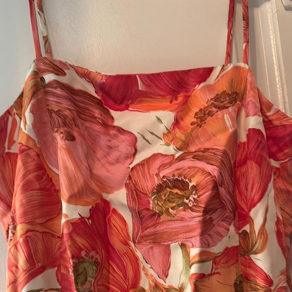 Floral Spaghetti Strap Dress
